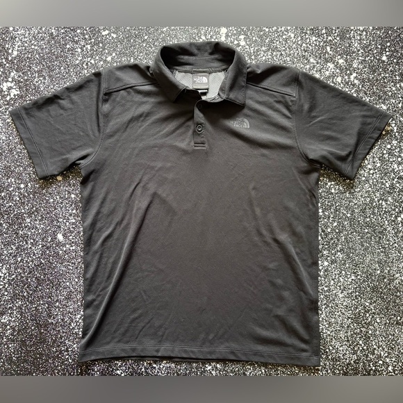 The North Face Black Polo Shirt Men’s Size Medium - Picture 1 of 4